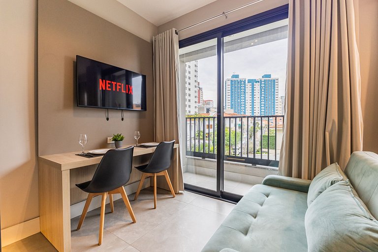 Incrível Studio Vila Madalena c/ AC Wi-Fi | Delfhy