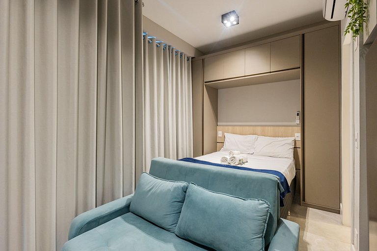 Incrível Studio Vila Madalena c/ AC Wi-Fi | Delfhy