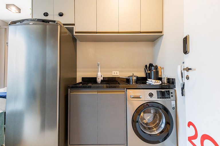 Incrível Studio Vila Madalena c/ AC Wi-Fi | Delfhy