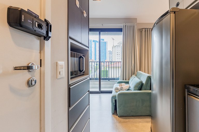 Incrível Studio Vila Madalena c/ AC Wi-Fi | Delfhy