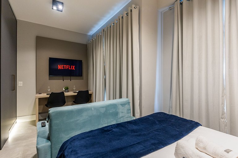 Incrível Studio Vila Madalena c/ AC Wi-Fi | Delfhy