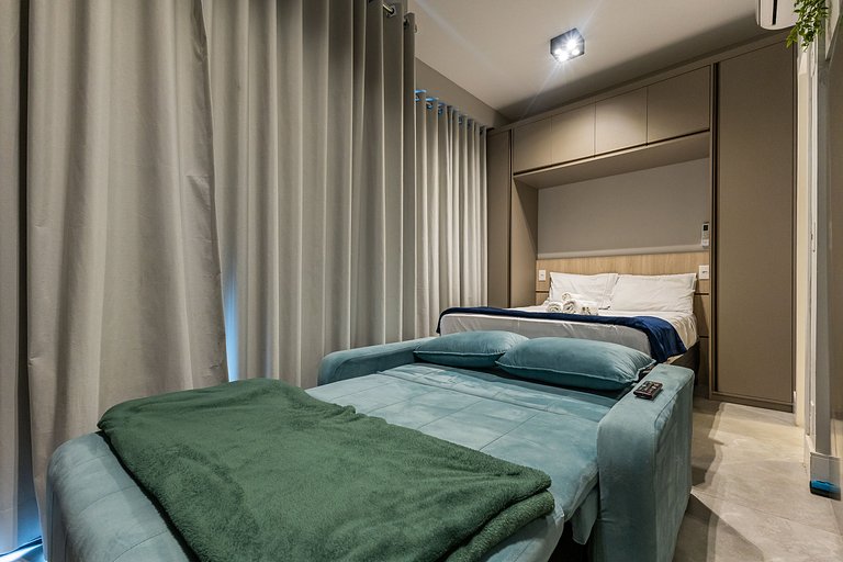 Incrível Studio Vila Madalena c/ AC Wi-Fi | Delfhy