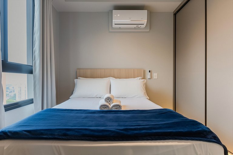 Belo Studio na Vila Madalena AC + Wifi | Delfhy