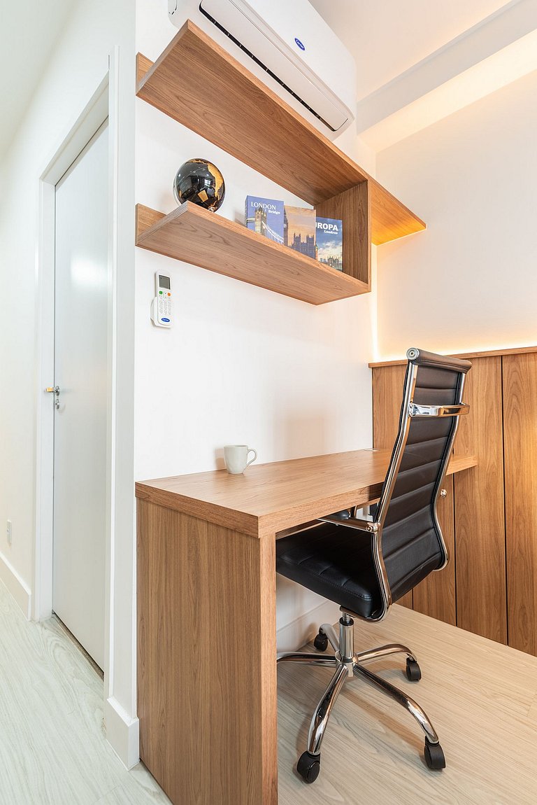 Autêntico Studio no Brooklin Wi-Fi + AC | Delfhy