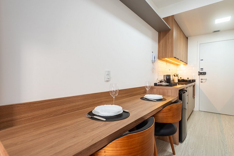 Autêntico Studio no Brooklin Wi-Fi + AC | Delfhy
