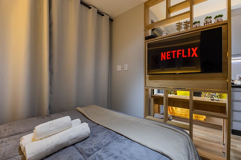 Studio na Pompeia com Vista Incrível próx. Allianz