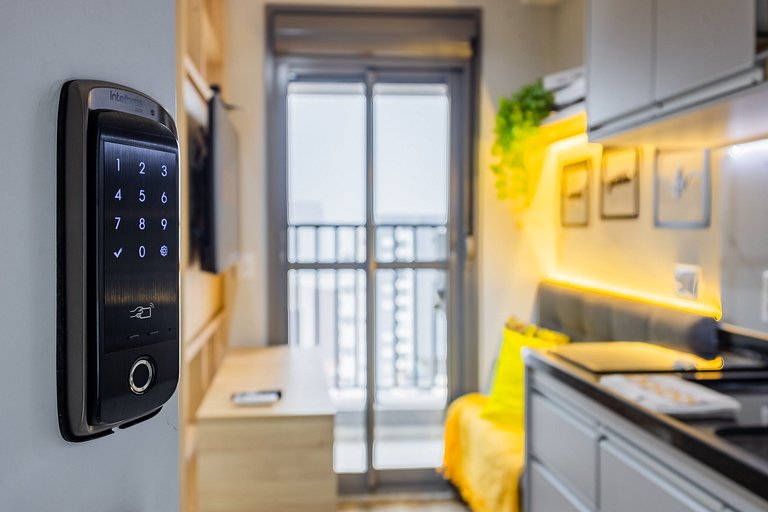 Studio na Pompeia com Vista Incrível próx. Allianz