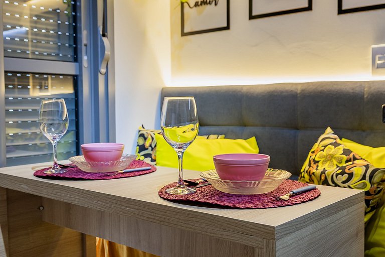 Studio na Pompeia com Vista Incrível próx. Allianz