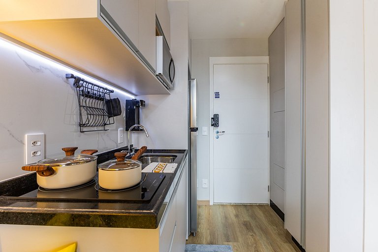 Studio na Pompeia com Vista Incrível próx. Allianz