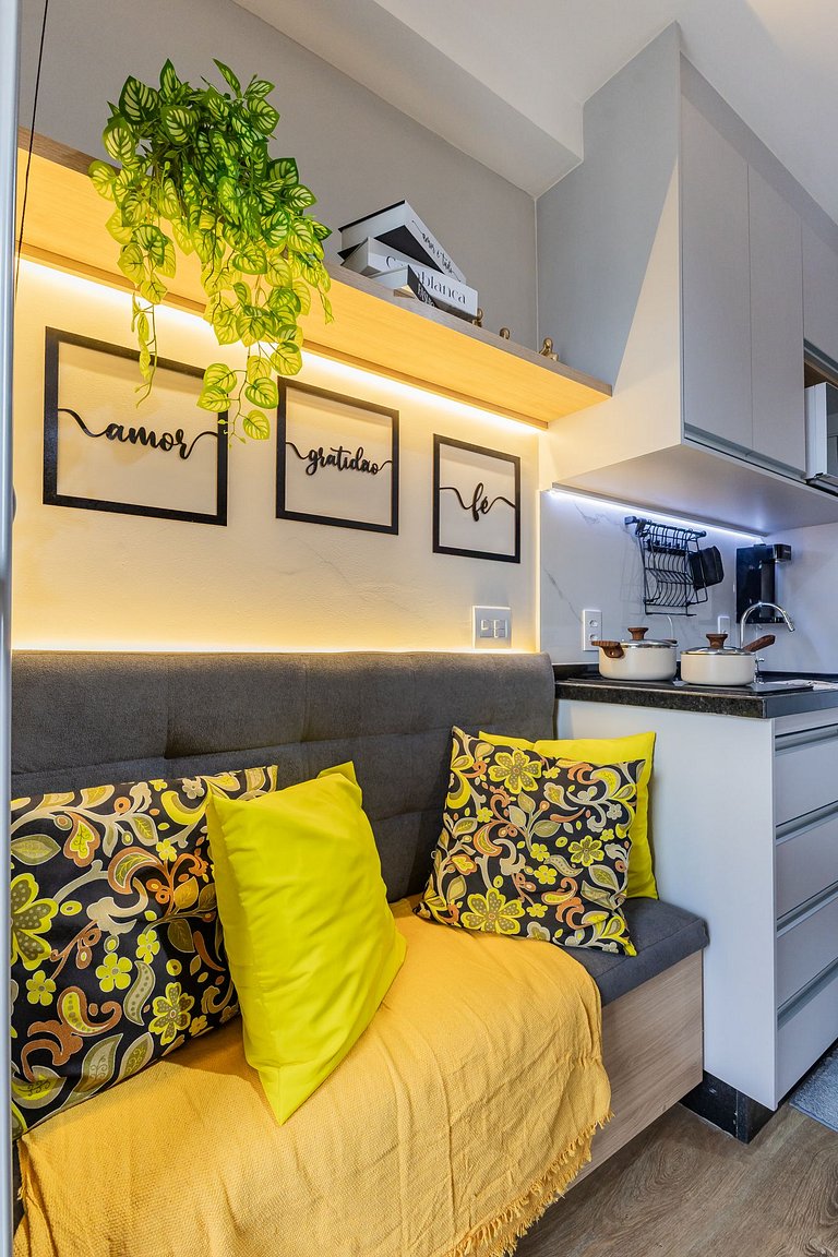 Studio na Pompeia com Vista Incrível próx. Allianz