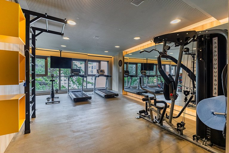 Belo Studio Vila Madalena | Piscina + Varanda + AC