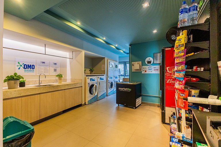 Belo Studio Vila Madalena | Piscina + Varanda + AC