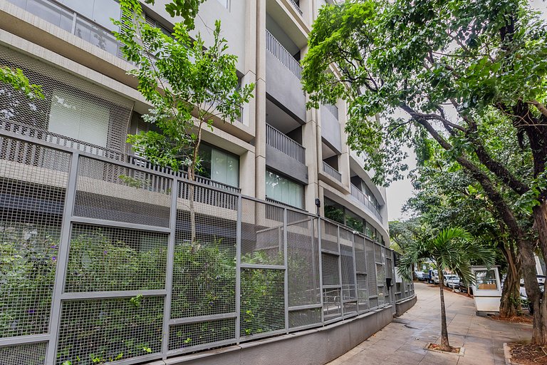 Belo Studio Vila Madalena | Piscina + Varanda + AC