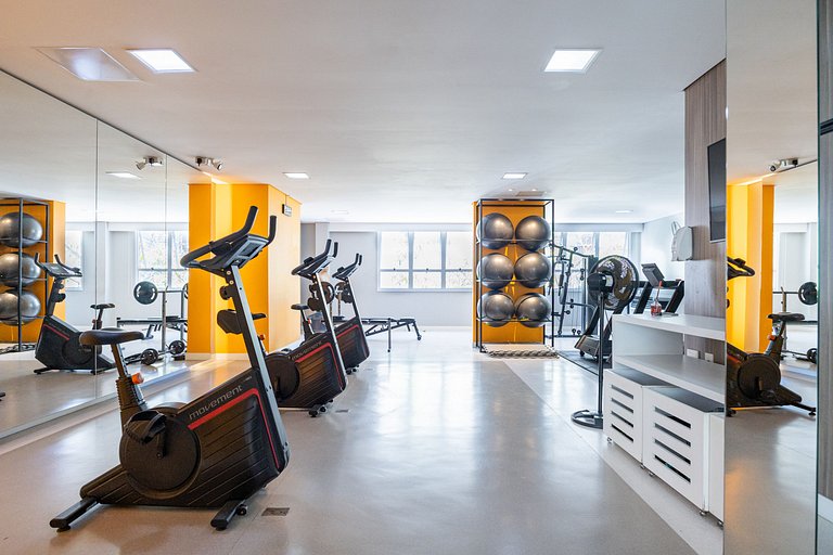 Apê Confortável 1 dorm. República | Vaga e Piscina