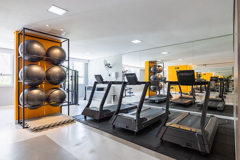 Apê Confortável 1 dorm. República | Vaga e Piscina