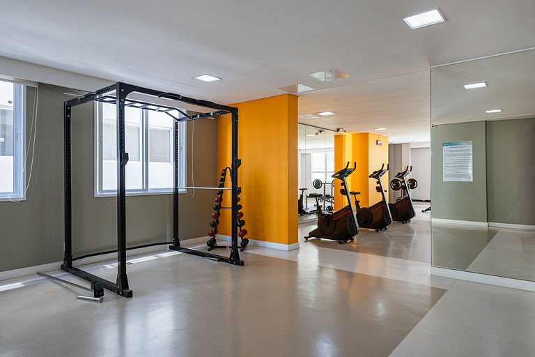 Apê Confortável 1 dorm. República | Vaga e Piscina