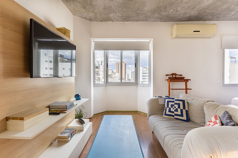 Belo Apê Vila Nova Conceição c/ Piscina, Vaga e AC