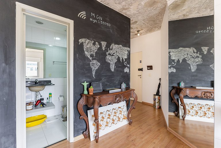 Belo Apê Vila Nova Conceição c/ Piscina, Vaga e AC