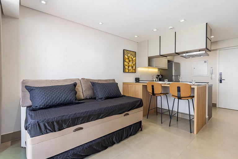 Moderno Apê c/ 1 quarto Perdizes | Até 4 pessoas