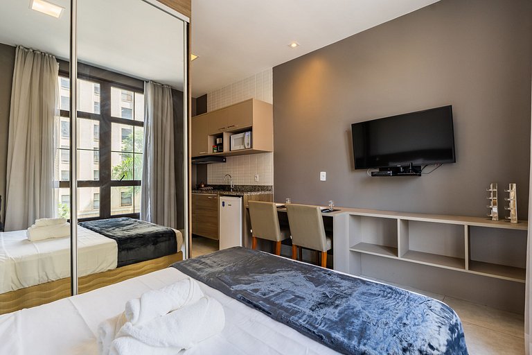 Studio moderno localizado no Centro Histórico SP