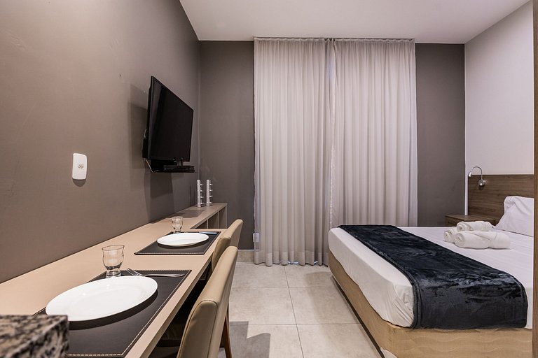 Studio moderno localizado no Centro Histórico SP