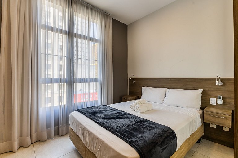 Studio moderno localizado no Centro Histórico SP