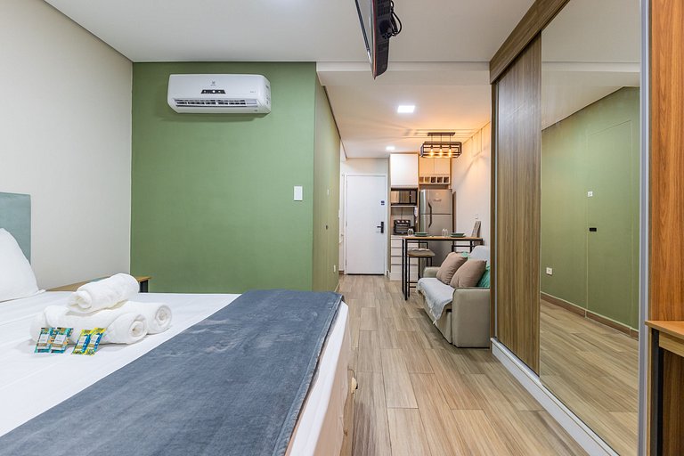 Estiloso Studio em Santa Cecília a 150m do metrô