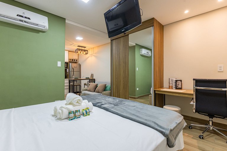 Estiloso Studio em Santa Cecília a 150m do metrô