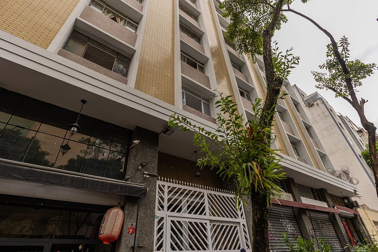 Estiloso Studio em Santa Cecília a 150m do metrô