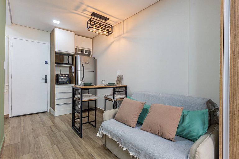 Estiloso Studio em Santa Cecília a 150m do metrô