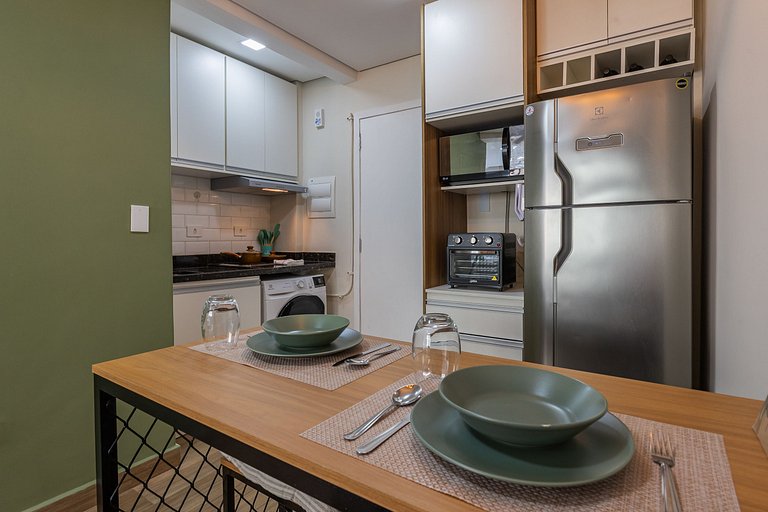 Estiloso Studio em Santa Cecília a 150m do metrô