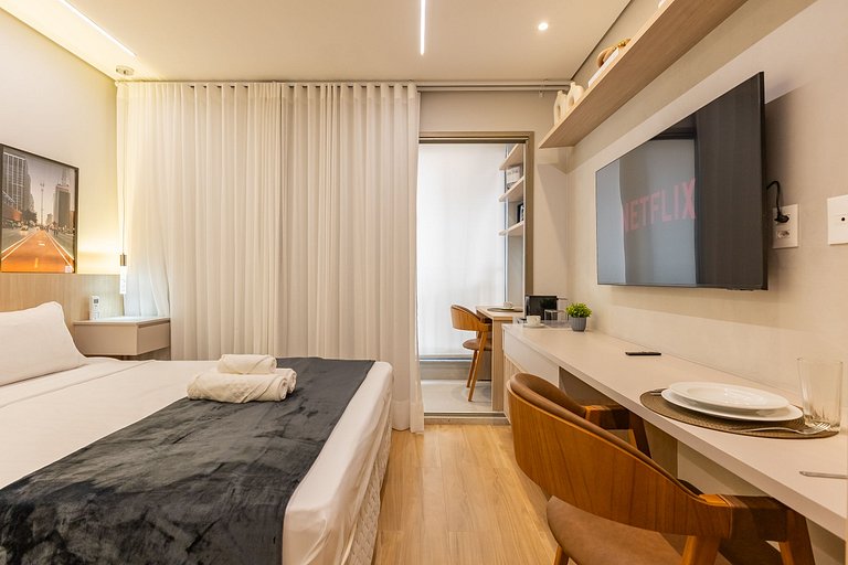 Studio novíssimo no coração de Pinheiros | Delfhy