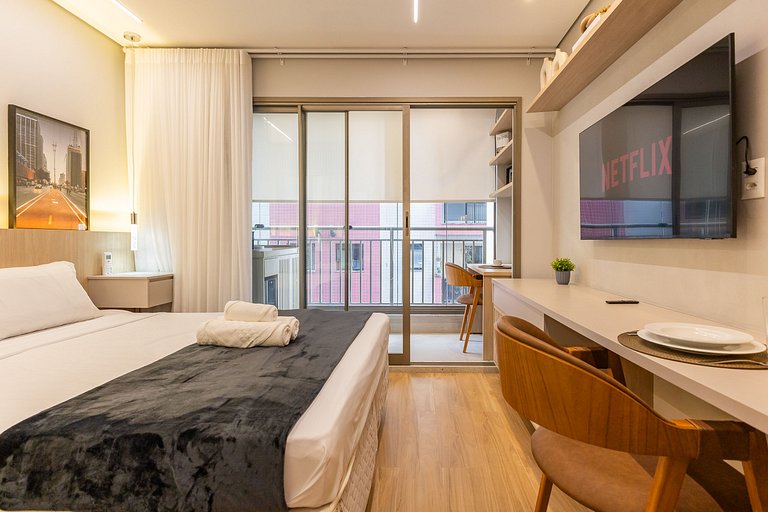 Studio novíssimo no coração de Pinheiros | Delfhy