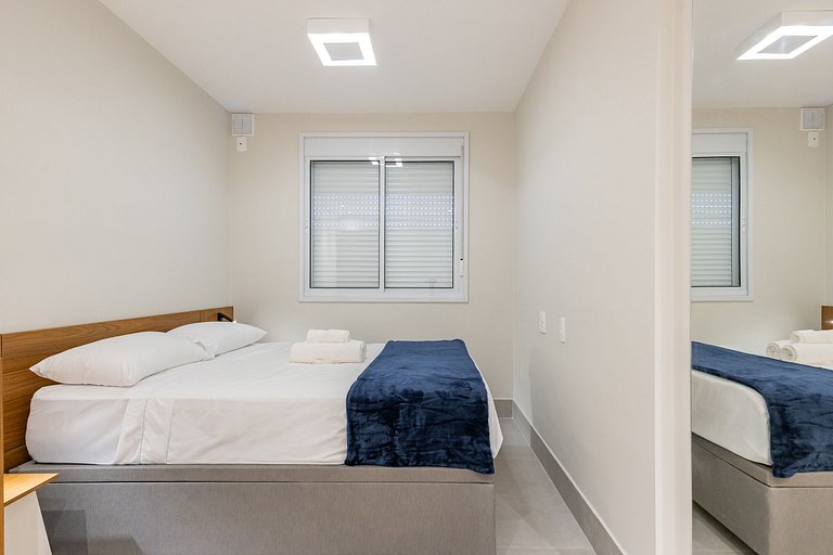 Sofisticado apê com 1 dormitório em Moema