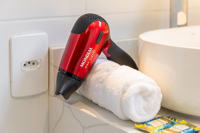 Sofisticado apê com 1 dormitório em Moema