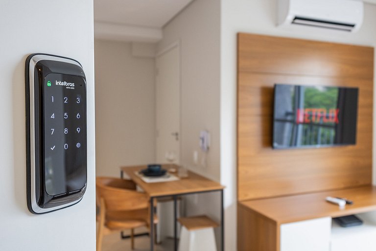 Moderno apartamento com 1 quarto em Moema