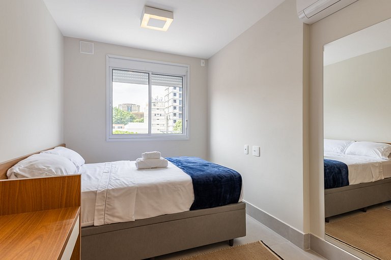 Apê Moderno com 1 quarto em Moema