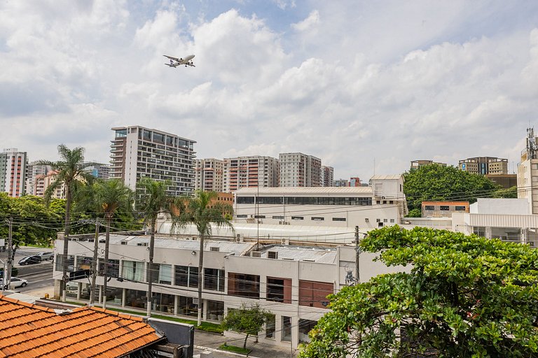 Moderno apartamento com 1 quarto em Moema
