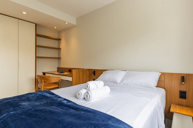 Moderno apartamento com 1 quarto em Moema