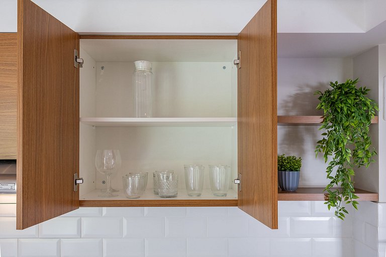 Apê Moderno com 1 quarto em Moema