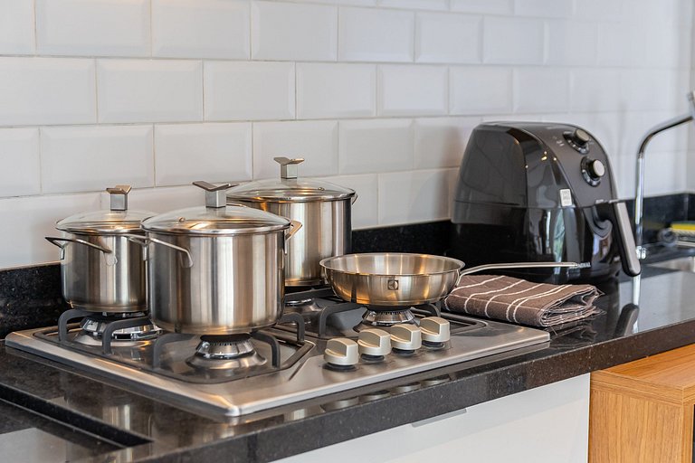 Moderno apartamento com 1 quarto em Moema