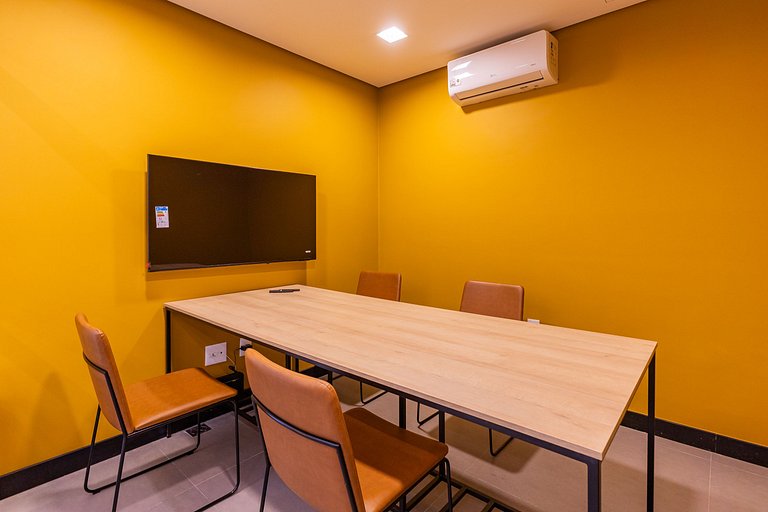 Studio Vila Madalena | Rooftop + Varanda + AC
