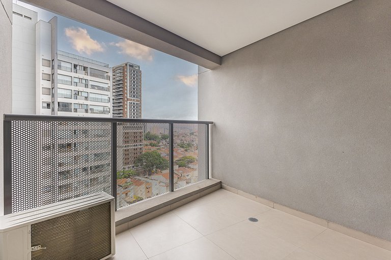 Studio Vila Madalena | Rooftop + Varanda + AC