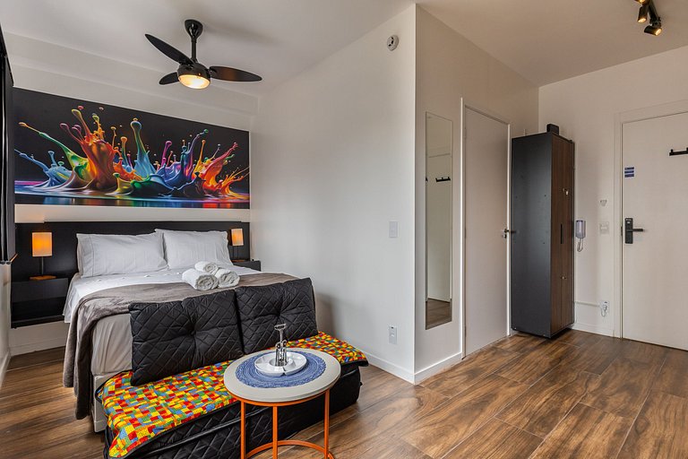 Studio na Pompeia bem próximo ao Allianz Parque