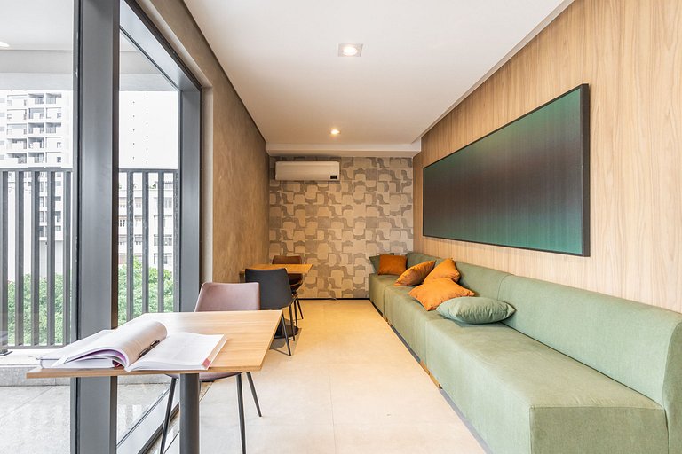 Studio moderno na Consolação próximo à Av Paulista