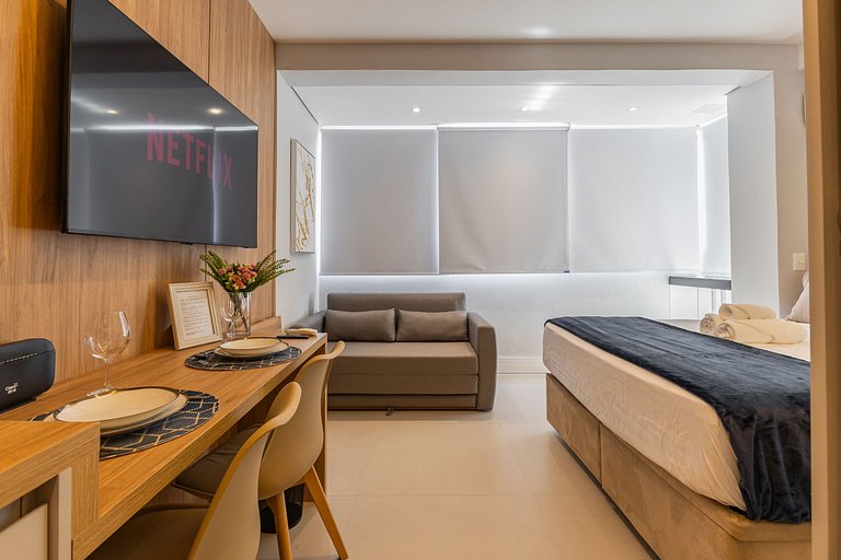 Studio moderno na Consolação próximo à Av Paulista