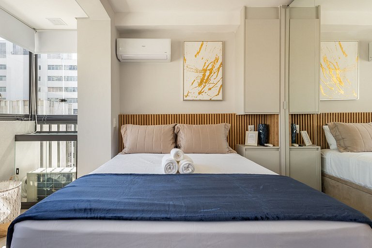 Studio moderno na Consolação próximo à Av Paulista