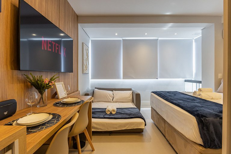 Studio moderno na Consolação próximo à Av Paulista