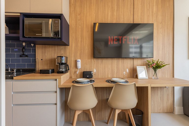 Studio moderno na Consolação próximo à Av Paulista