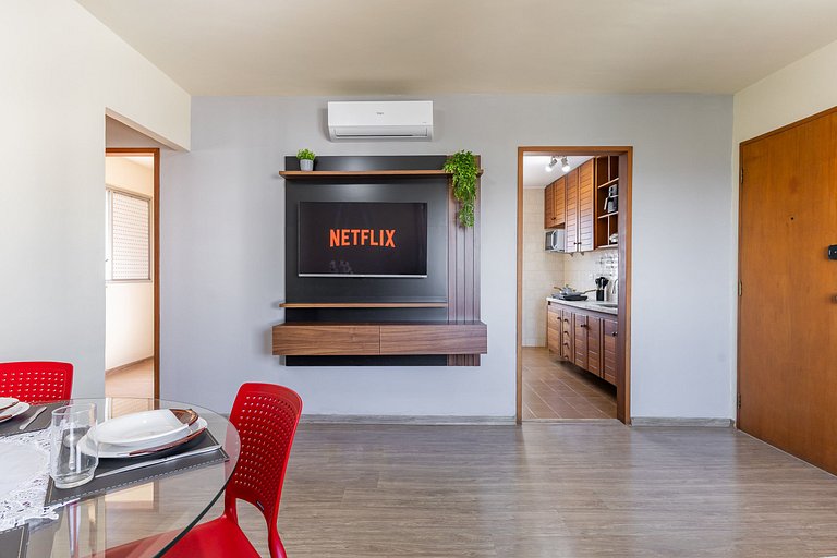 Apartamento espaçoso a 400m do Aeroporto Congonhas